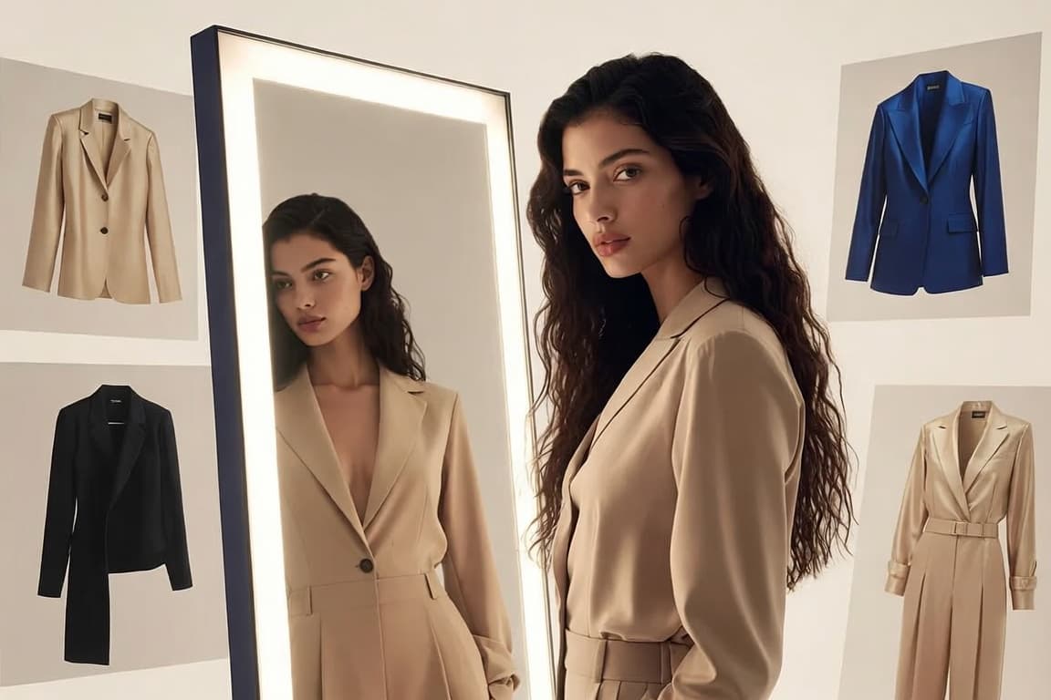 Comparison between an AI stylist and a human personal stylist