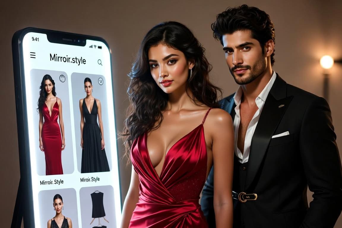 New AI styling features on Mirroir